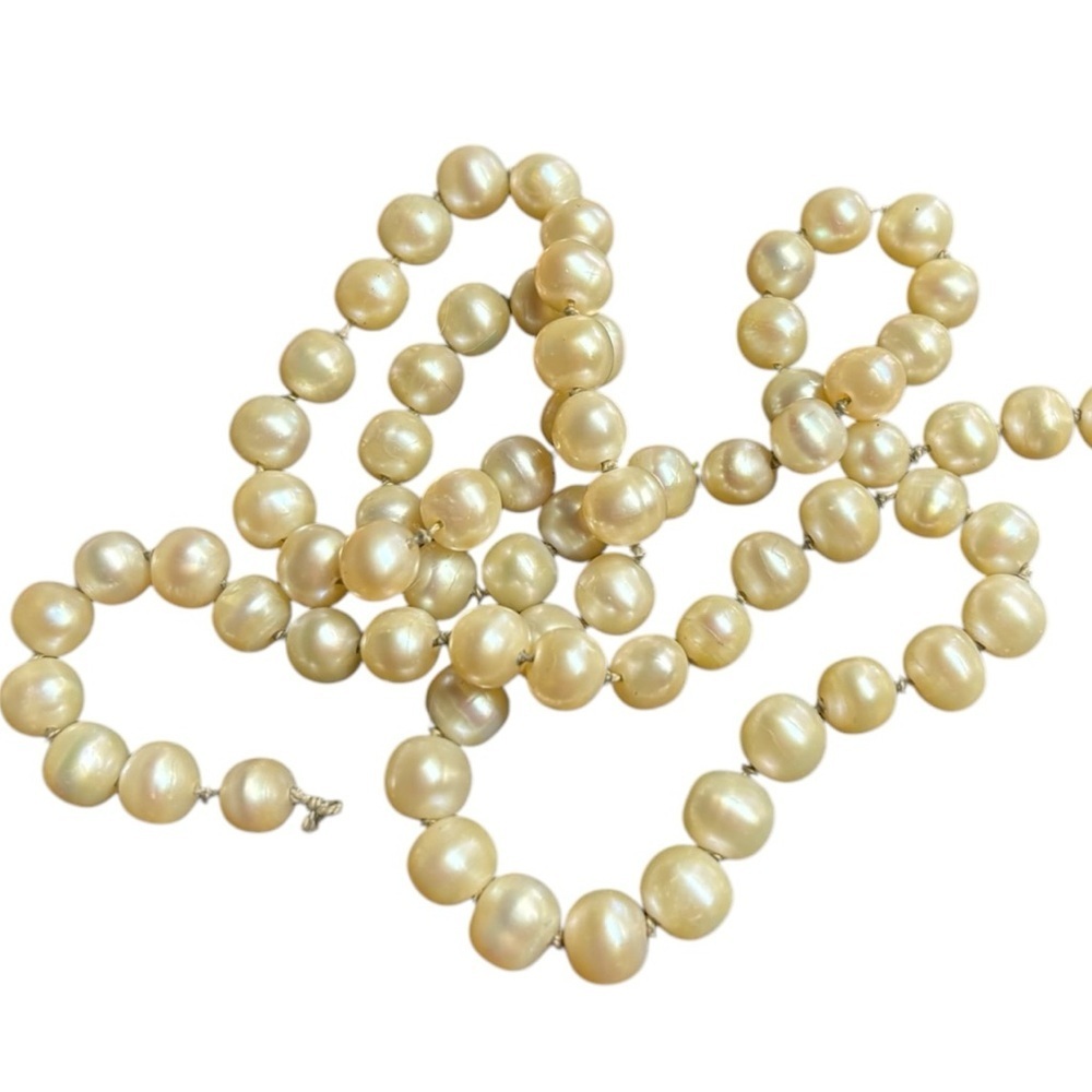 Genuine cultured pearls Real Pearls 72 Stones No Clasp